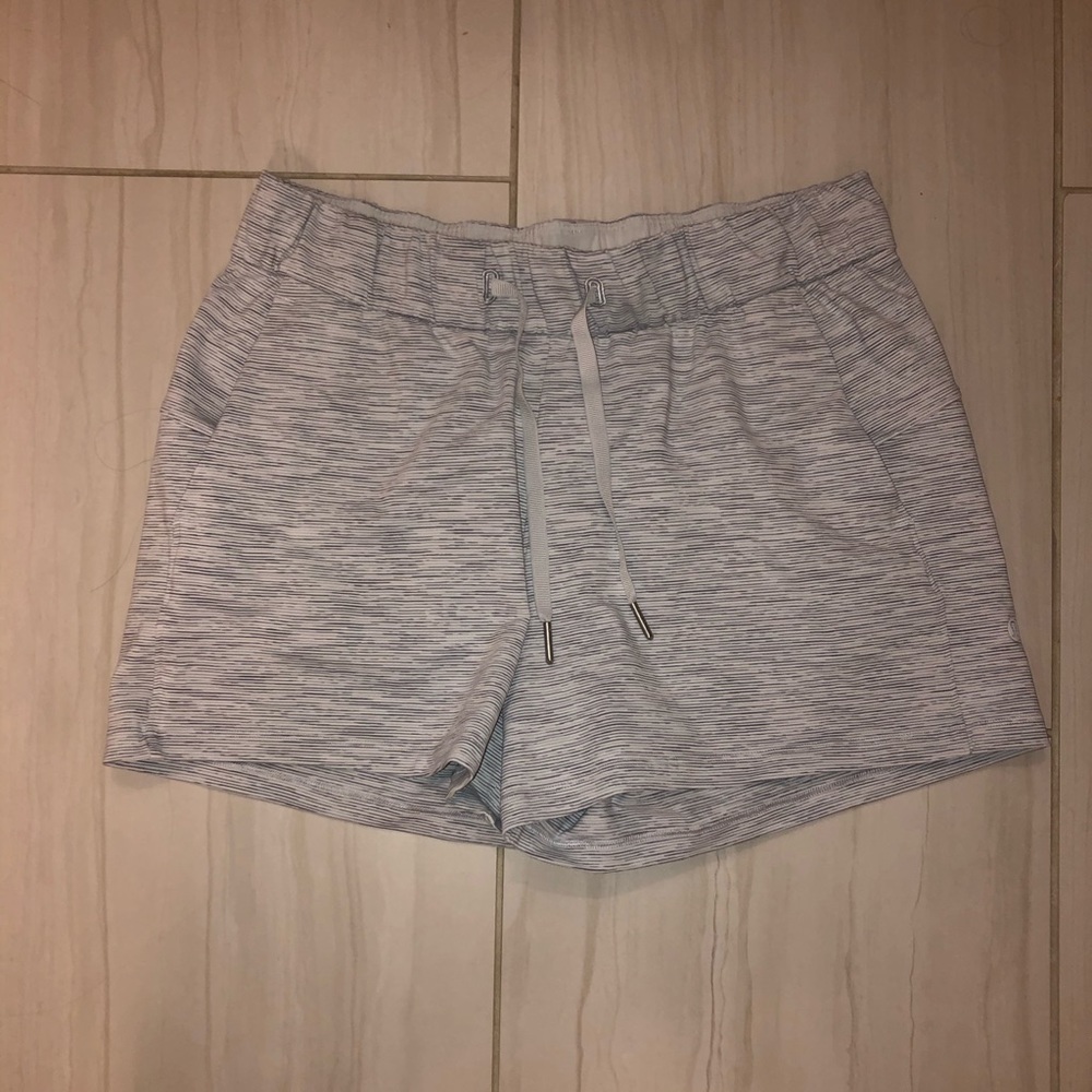RARE* heather gray LULULEMON shorts